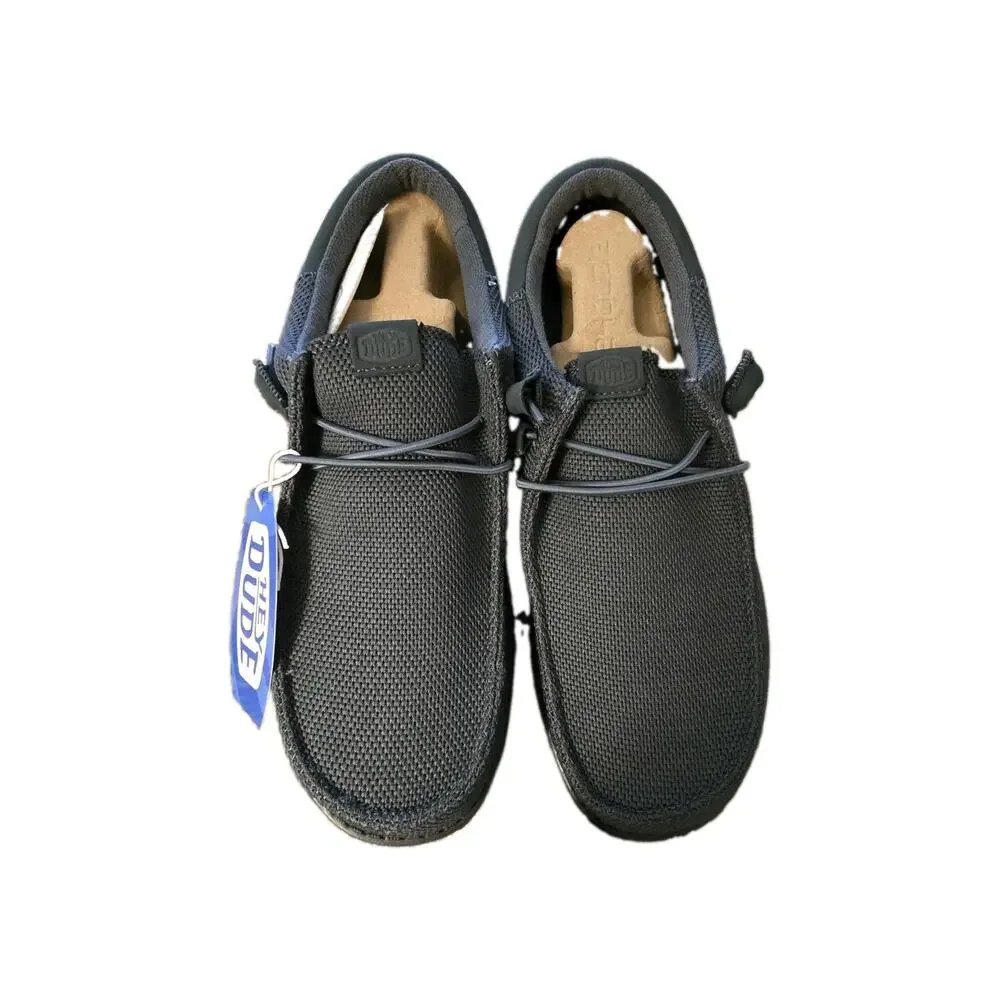 Hey Dude Men's Wally Funk Mono Dark Slate-Brand New!